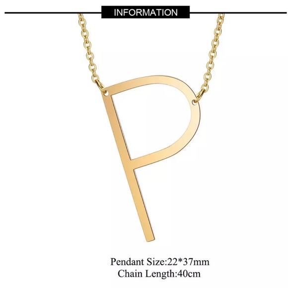 Urban Outfitters Jewelry - NEW!! 🌟 Initial “P” Pendant Necklace